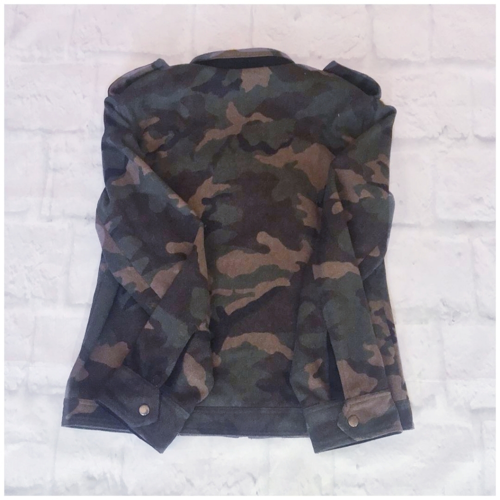 LAST ONE! Current Air Anthro Military Chic Camo Jacket Coat - Picture 7 of 8
